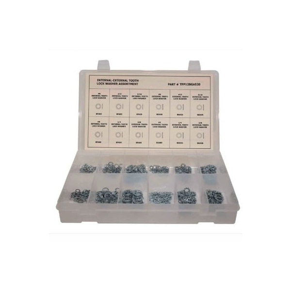 Titan Fasteners 520 Piece Internal/External Tooth Lock Washer